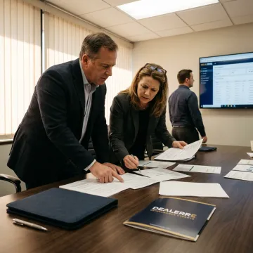 Vehicle service contract administration planning session