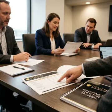 Dealership team reviewing F&I product strategy
