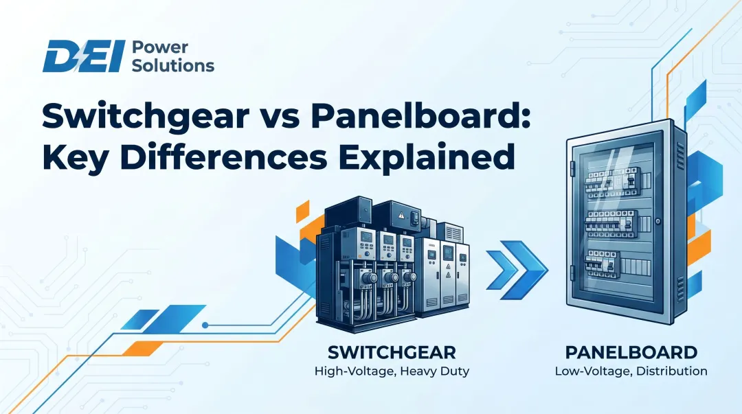 Switchgear vs Panelboard: Key Differences Explained