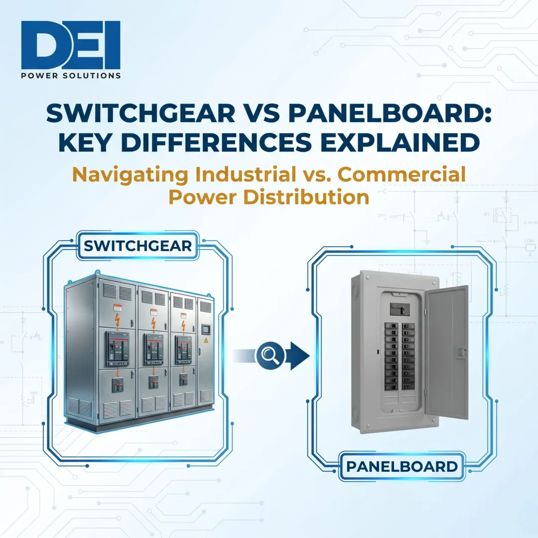 Switchgear vs Panelboard: Key Differences Explained