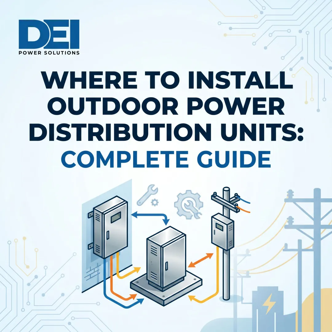 Where to Install Outdoor Power Distribution Units: Complete Guide