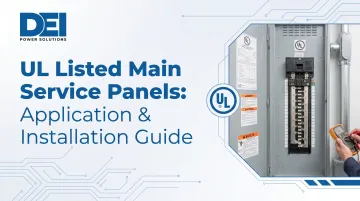 UL Listed Main Service Panels: Application &amp; Installation Guide