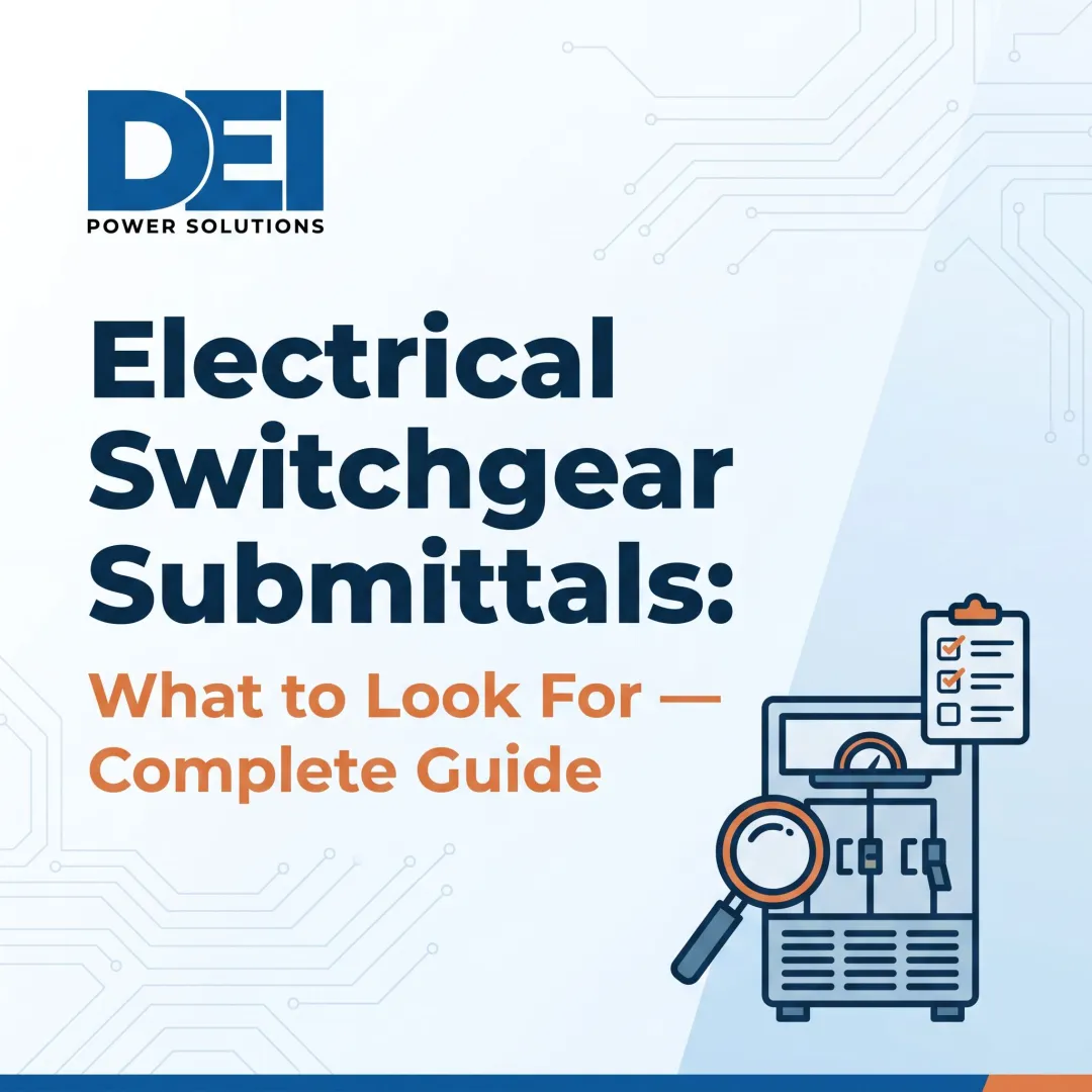 Electrical Switchgear Submittals: What to Look For — Complete Guide