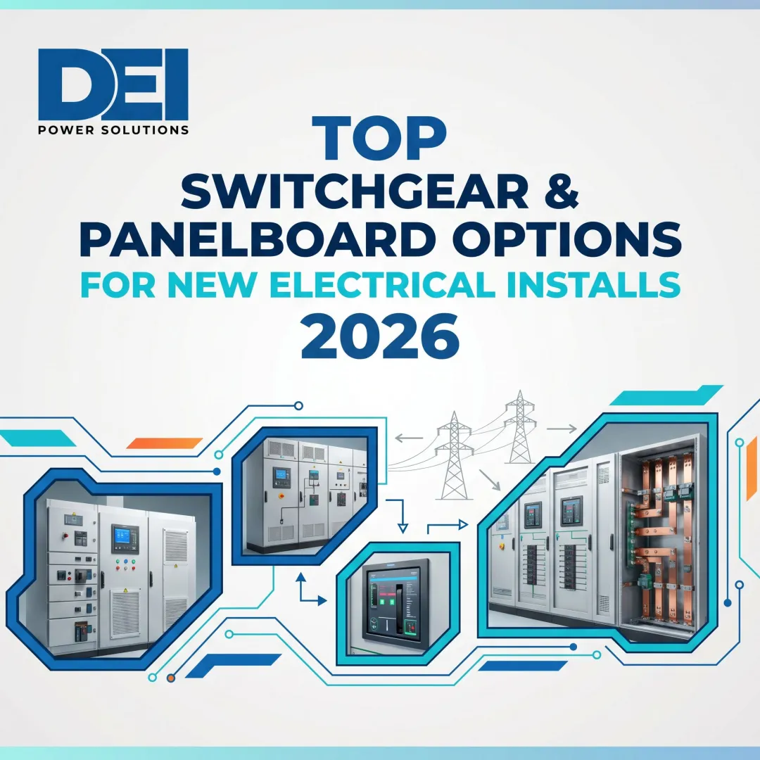 Top Switchgear & Panelboard Options for New Electrical Installs 2026