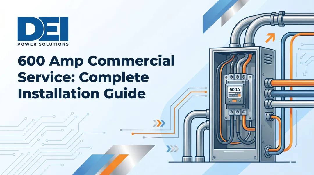 600 Amp Commercial Service: Complete Installation Guide