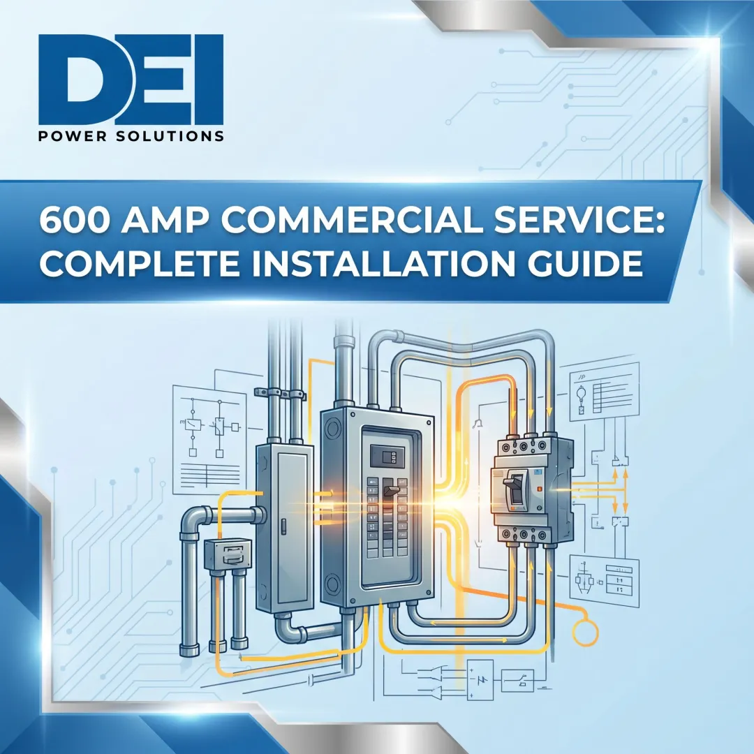 600 Amp Commercial Service: Complete Installation Guide