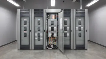 Eaton Pow-R-Line modular low-voltage switchboard installed in commercial facility