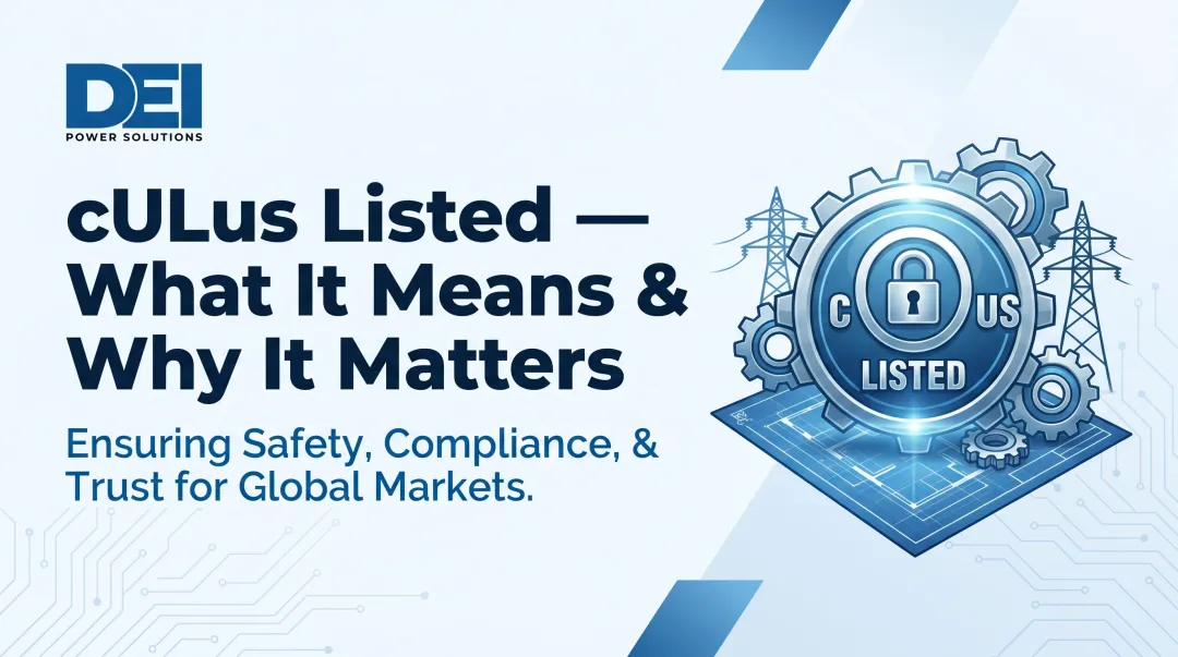 cULus Listed — What It Means & Why It Matters