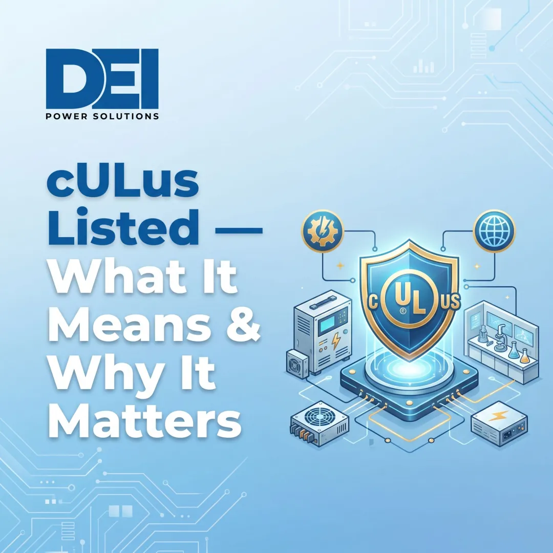 cULus Listed — What It Means & Why It Matters