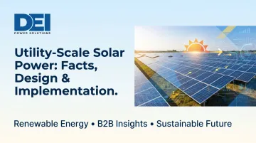 Utility-Scale Solar Power: Facts, Design &amp; Implementation