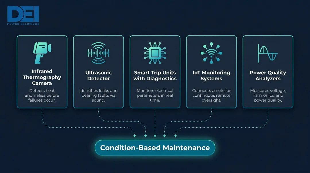 Five predictive maintenance tools for LV switchgear condition monitoring overview