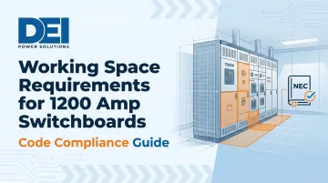 Working Space Requirements for 1200 Amp Switchboards: Code Compliance Guide