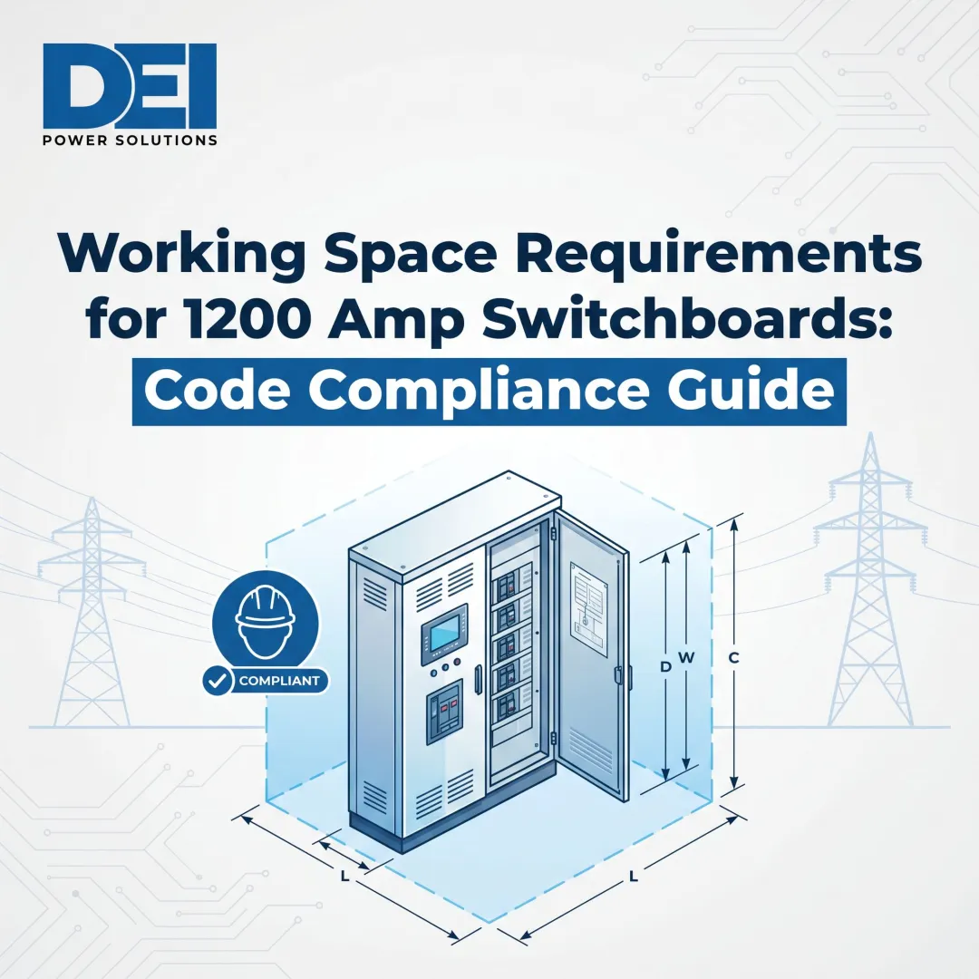Working Space Requirements for 1200 Amp Switchboards: Code Compliance Guide