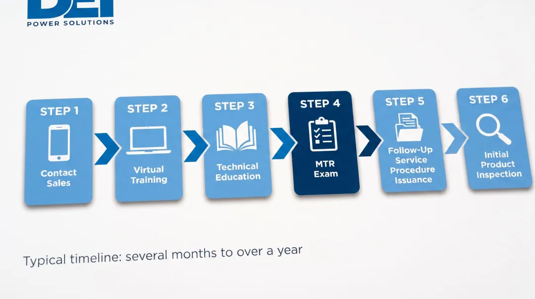 UL 891 General Coverage Program six-step certification process flow diagram