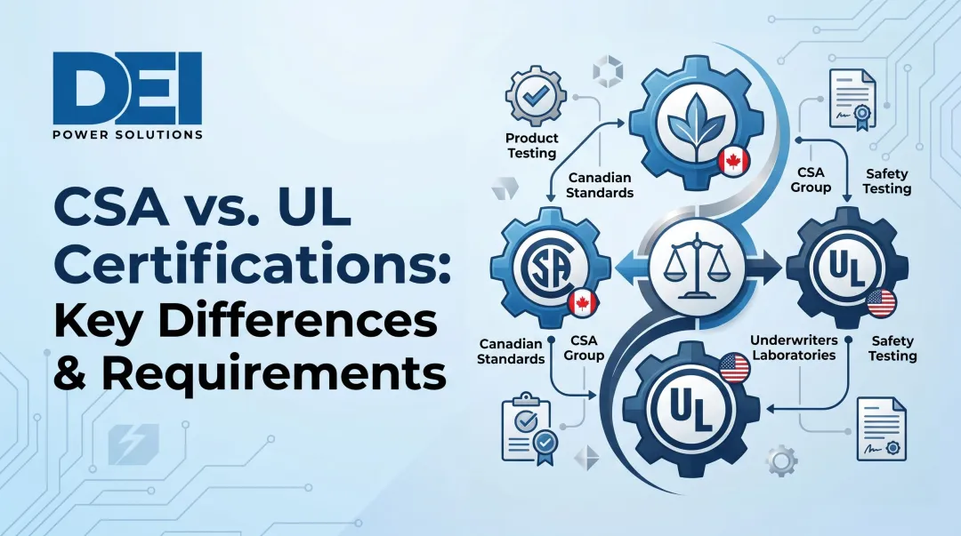 CSA vs. UL Certifications: Key Differences & Requirements