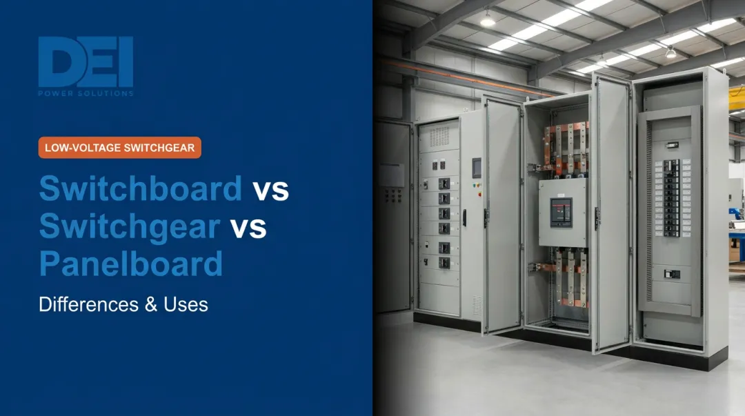Switchboard vs Switchgear vs Panelboard: Differences & Uses