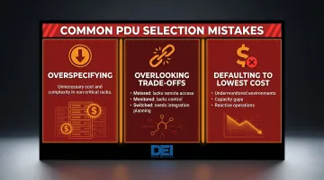 Three common PDU selection mistakes overspecifying under-monitoring and defaulting to lowest cost