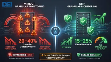 15 to 25 percent stranded power capacity recovery through granular PDU monitoring