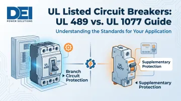 UL Listed Circuit Breakers: UL 489 vs. UL 1077 Guide