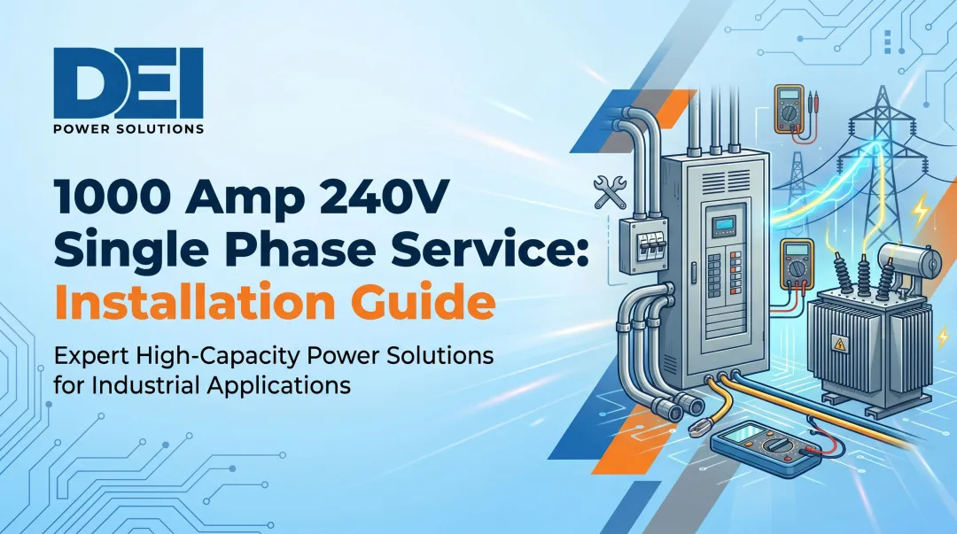 1000 Amp 240V Single Phase Service: Installation Guide