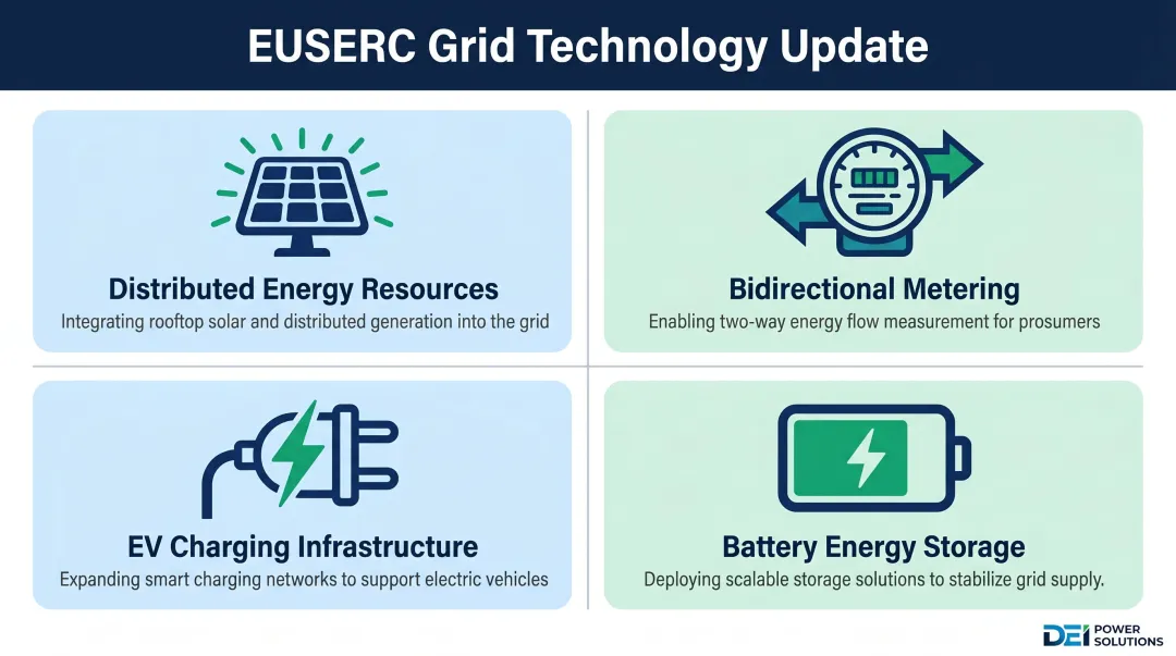 Four EUSERC grid technology update categories for modern utility infrastructure