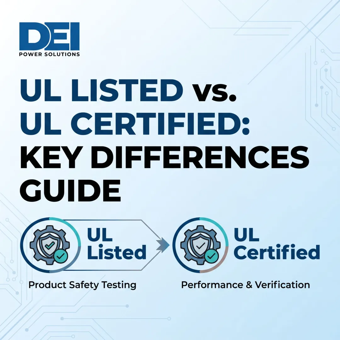 UL Listed vs. UL Certified: Key Differences Guide