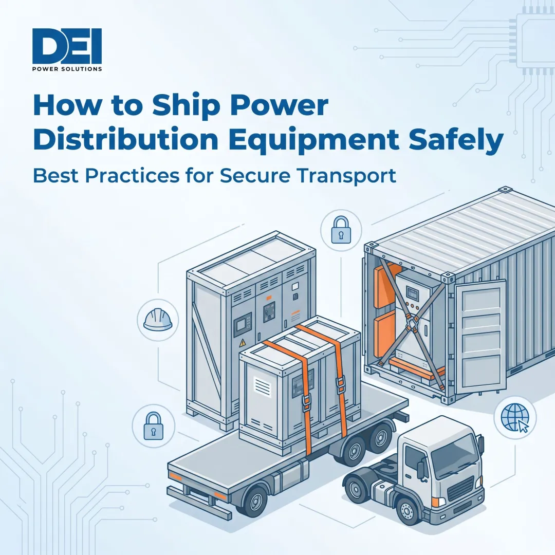 How to Ship Power Distribution Equipment Safely