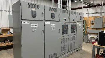 DEI Power UL 891 certified air insulated switchboard for commercial and industrial applications