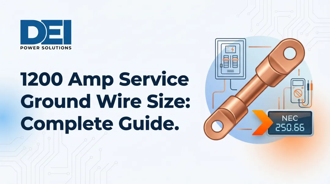 1200 Amp Service Ground Wire Size: Complete Guide