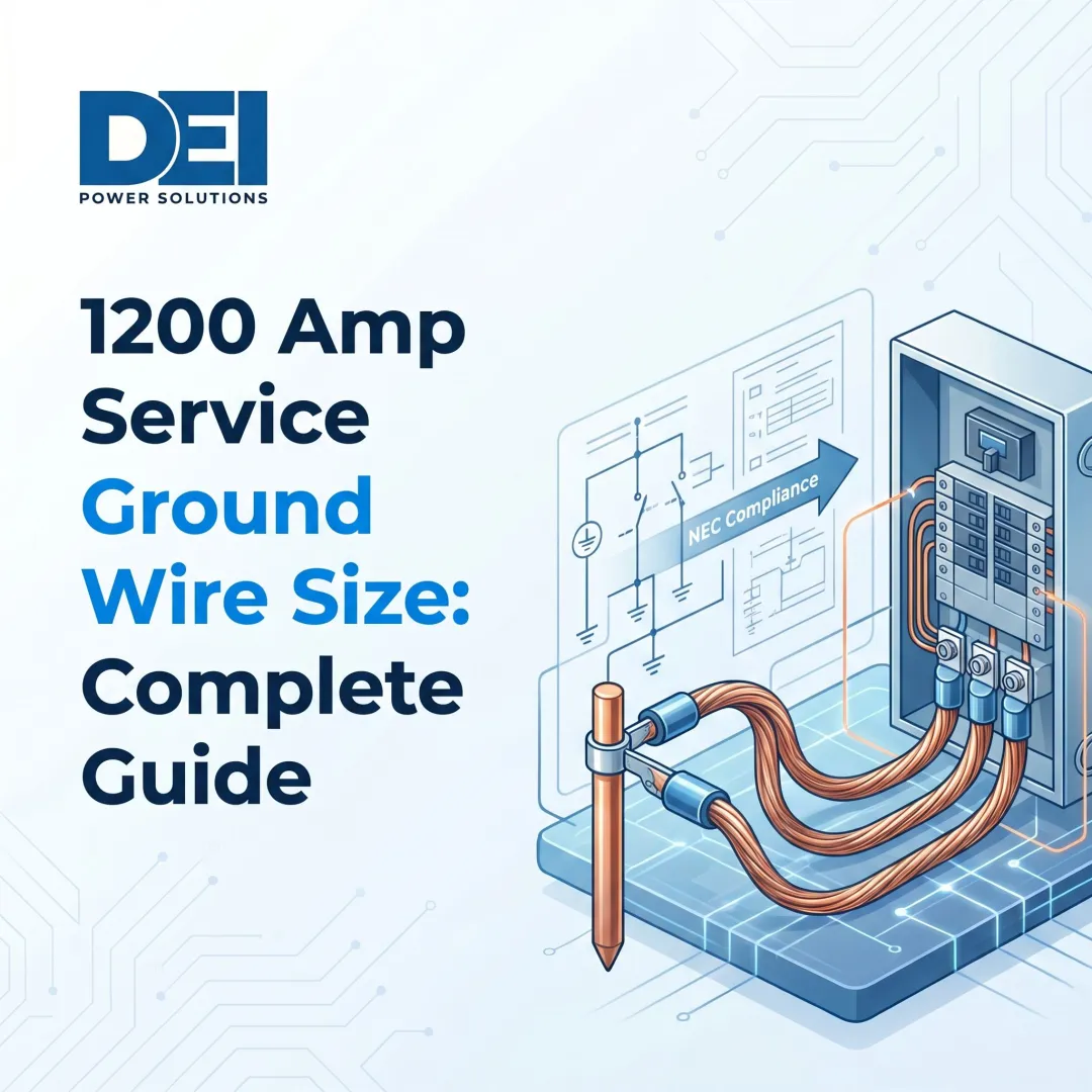 1200 Amp Service Ground Wire Size: Complete Guide