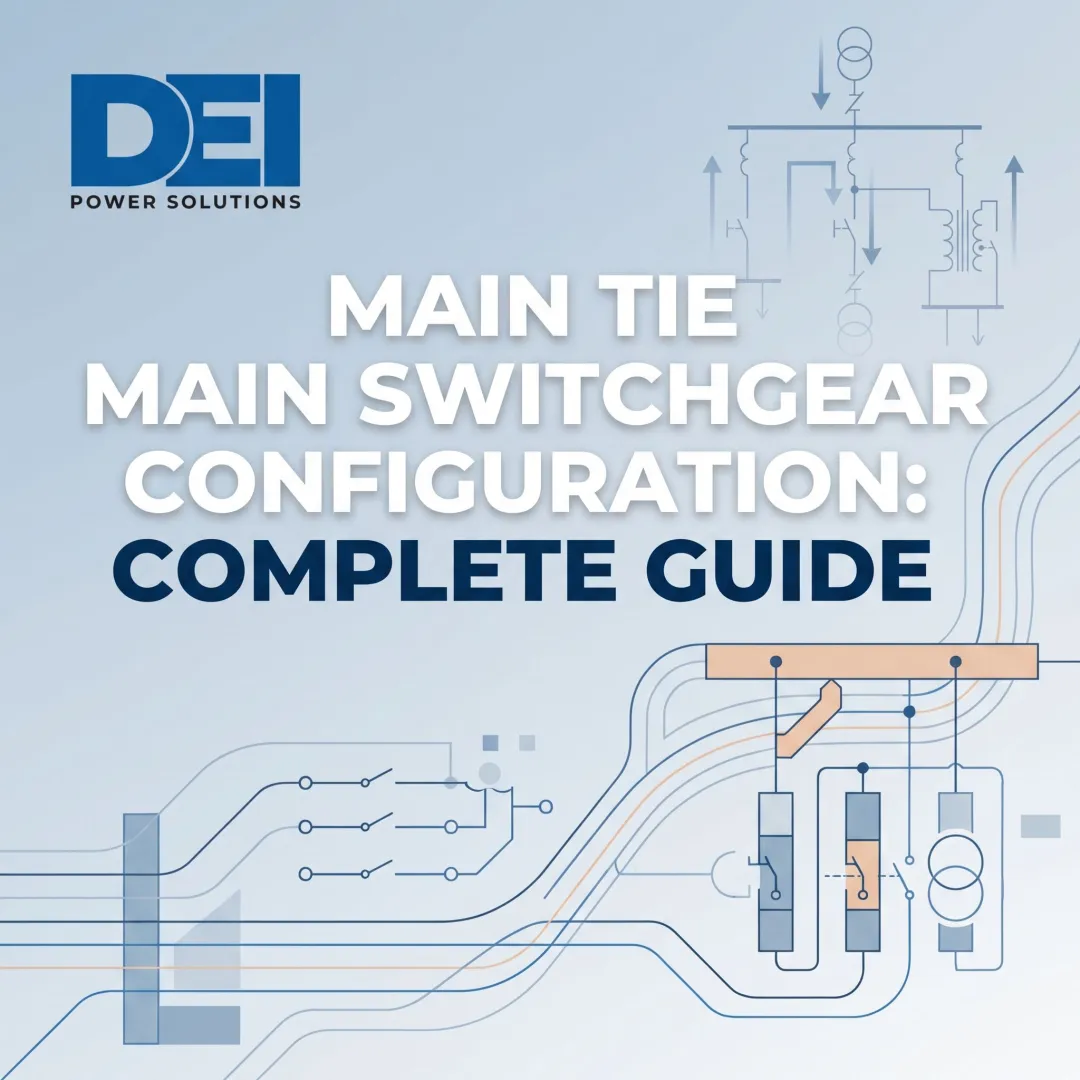 Main Tie Main Switchgear Configuration: Complete Guide