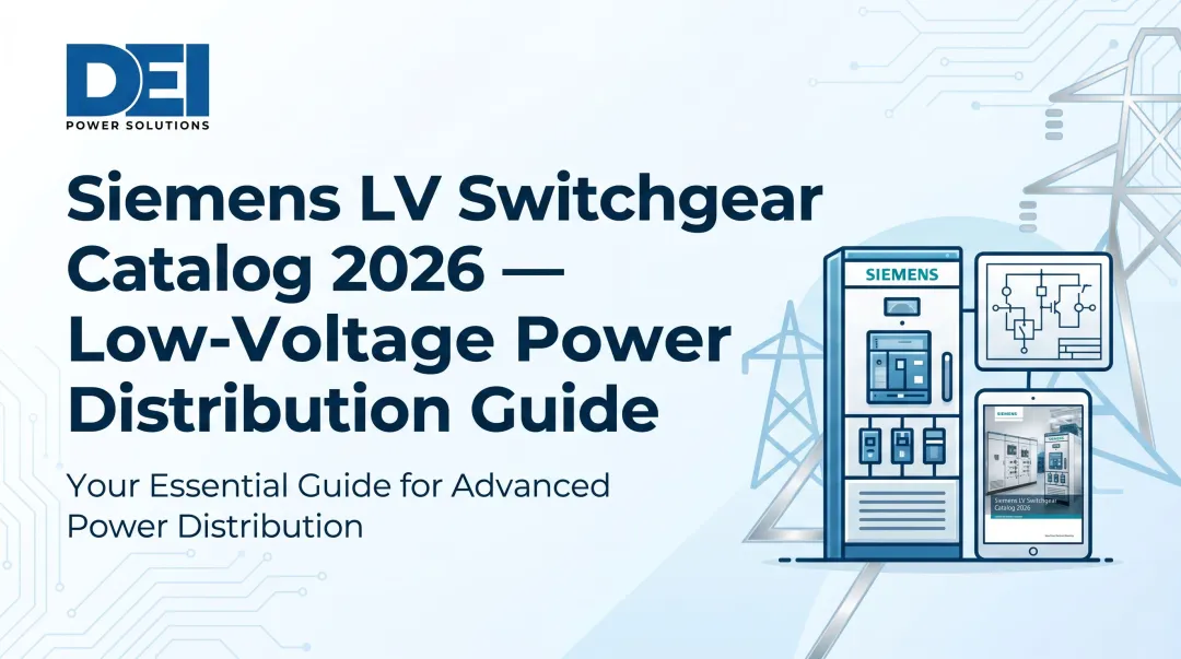 Siemens LV Switchgear Catalog 2026 — Low-Voltage Power Distribution Guide
