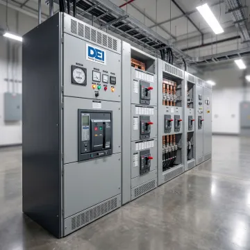 Custom switchgear panels for commercial electrical systems