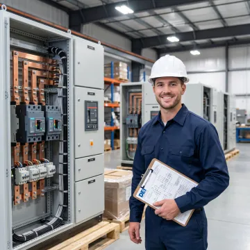Engineered low-voltage switchgear ready for shipment