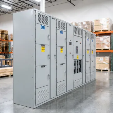 Quick-ship low-voltage switchgear lineup