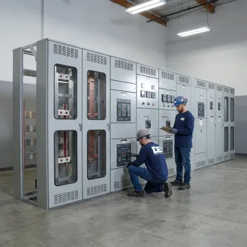 Custom power distribution switchgear lineup