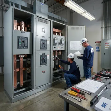 Commercial switchgear service and repair equipment