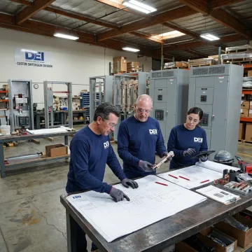 Engineered custom switchboard assembly