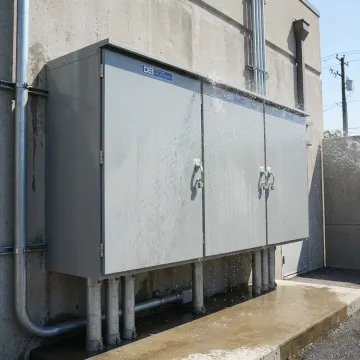Outdoor weather-rated switchgear lineup