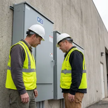 Outdoor service entrance switchgear installation