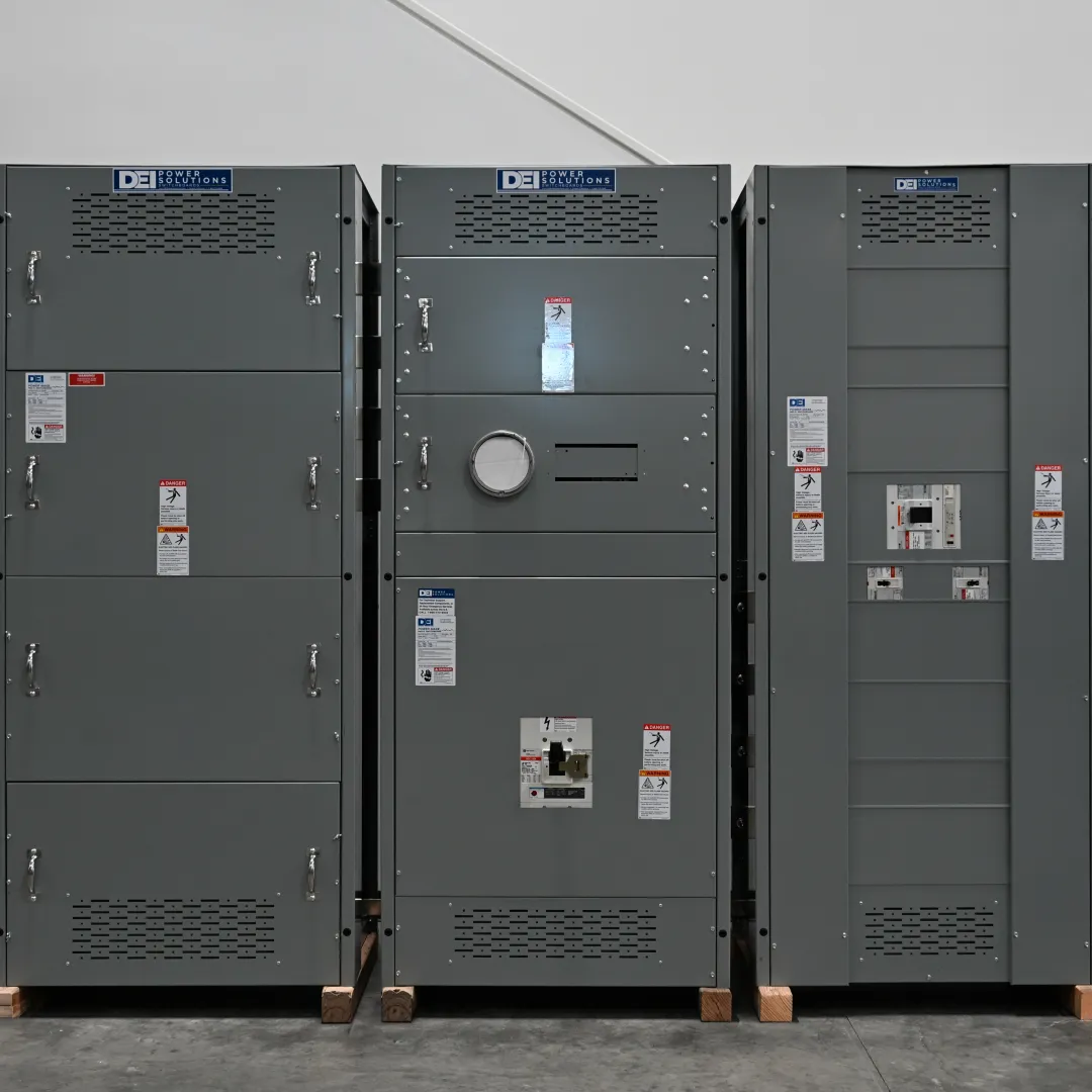 Custom switchboard design documentation and equipment layout