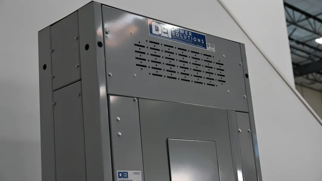 DEI Power UL 891 certified switchboard factory tested before shipment from Ontario California