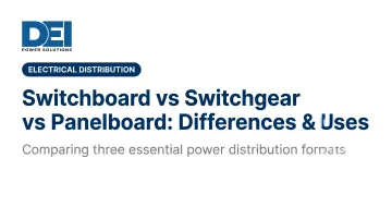 Switchboard vs Switchgear vs Panelboard: Differences & Uses