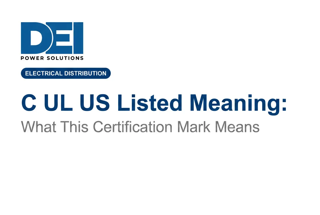 C UL US Listed Meaning: What This Certification Mark Means