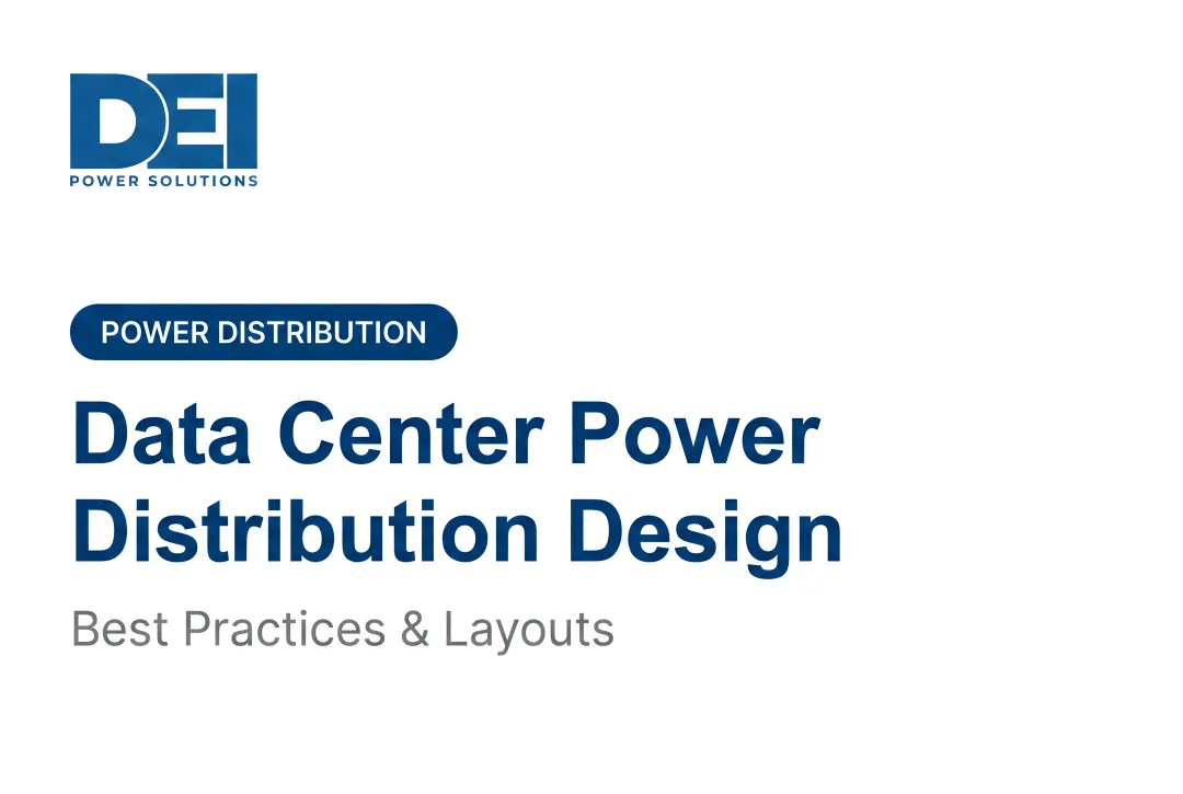 Data Center Power Distribution Design | Best Practices & Layouts