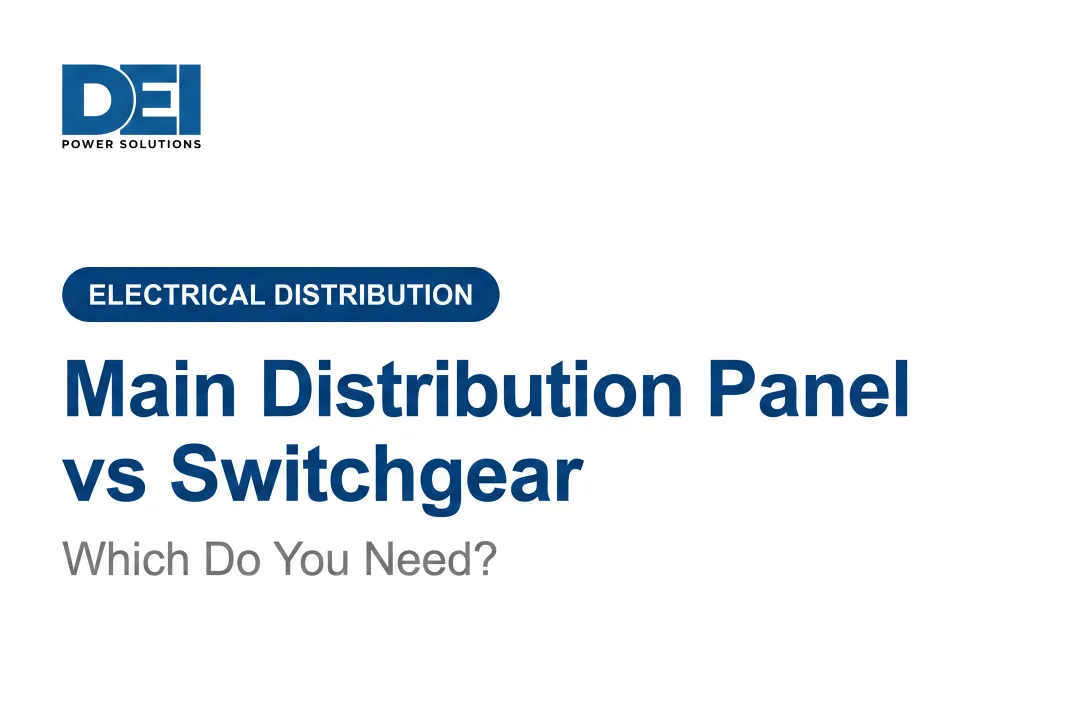 Main Distribution Panel vs Switchgear: Which Do You Need?