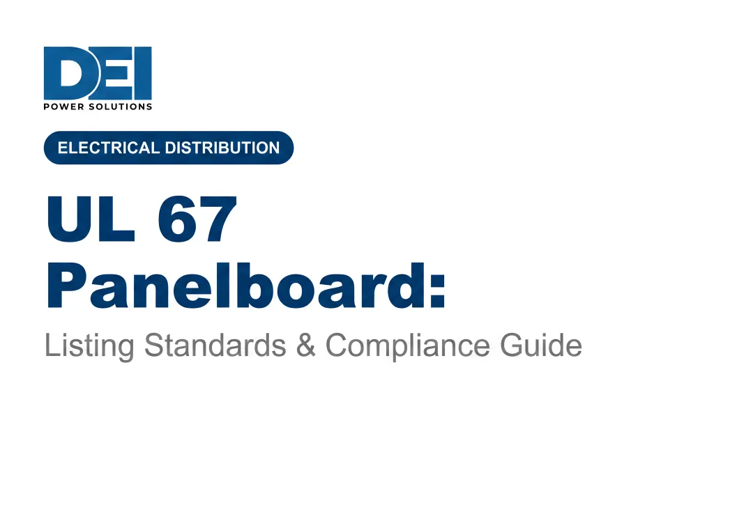 UL 67 Panelboard: Listing Standards & Compliance Guide