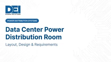 Data Center Power Distribution Room: Layout, Design &amp; Requirements