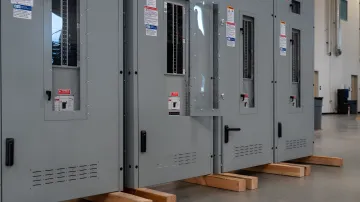 DEI Power vertically integrated switchboard manufacturing facility Ontario California production floor