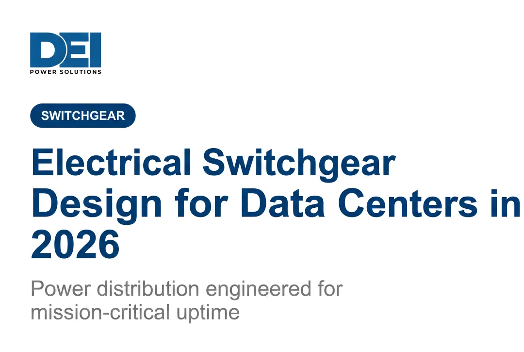 Electrical Switchgear Design for Data Centers in 2026